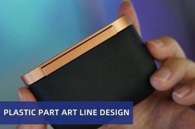 Plastic part art line design