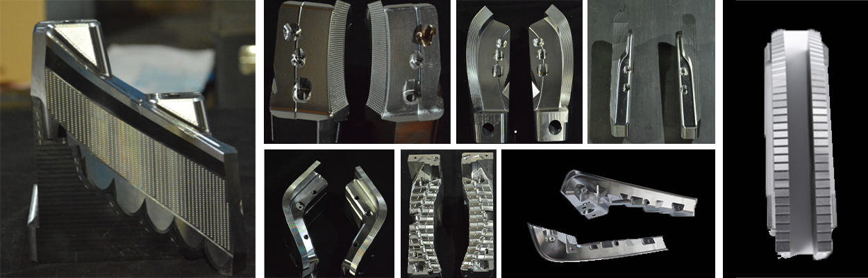 High speed CNC lighting guide inserts