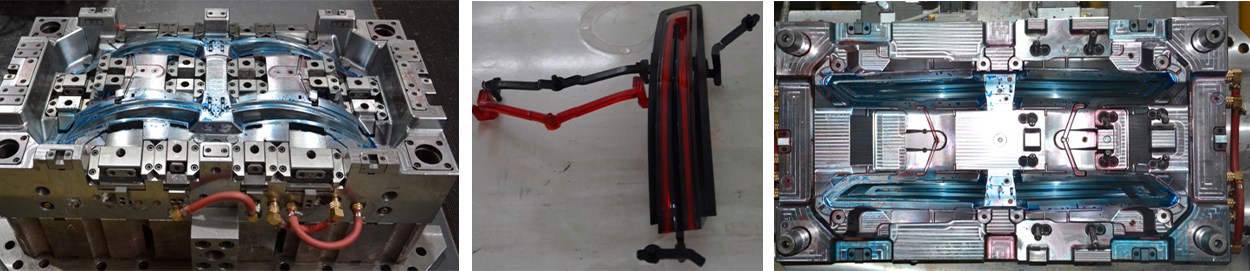 2K rear bezel mold