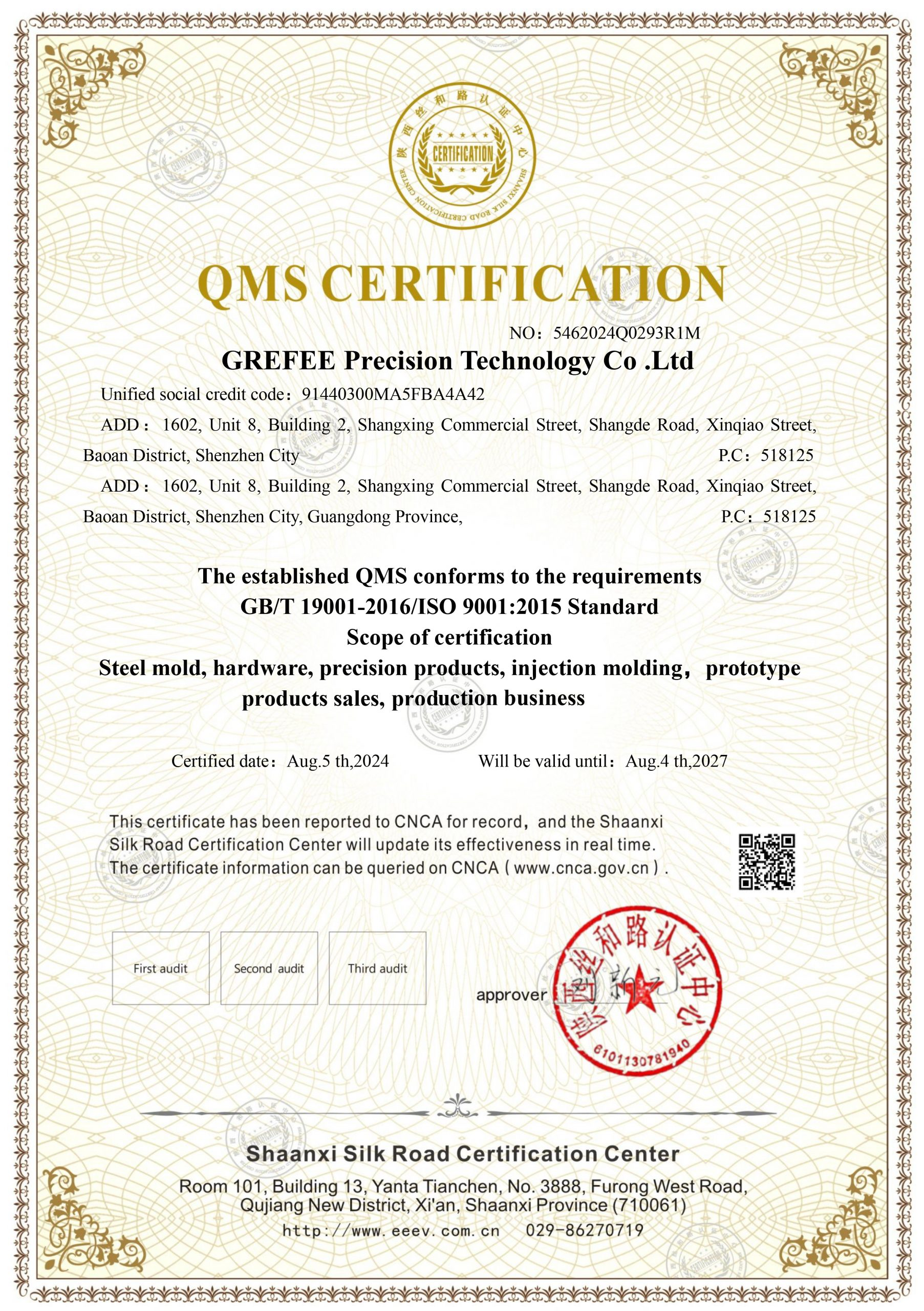 QMS Certification